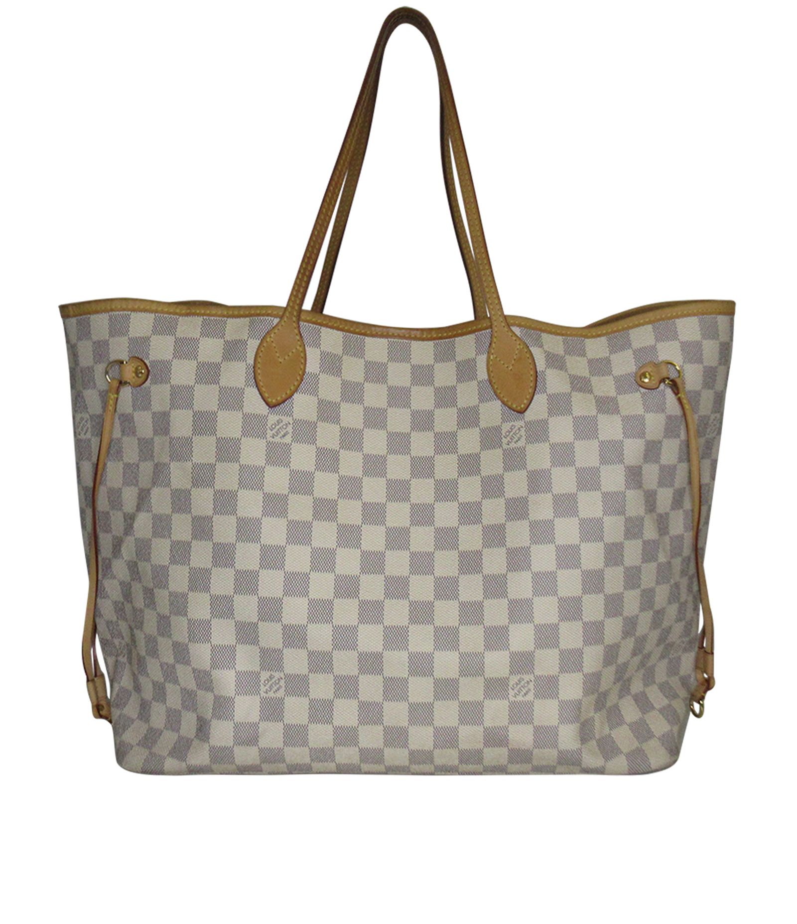Neverfull GM Sin Pochette, 790&euro;, Bolso, Azul, Canvas - General, Vista trasera